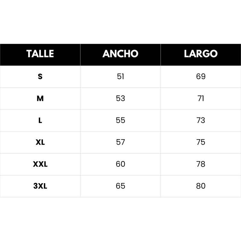 Guía de talles