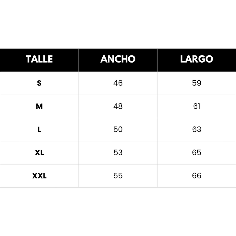 Guía de talles